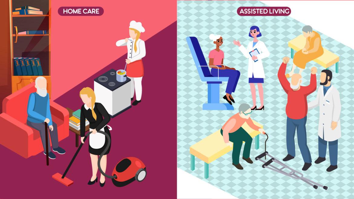 assisted living vs home care