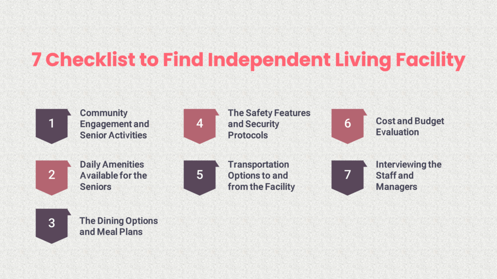 finding independent living facility